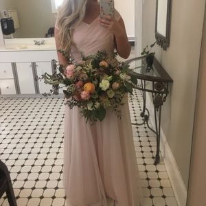 Blush pink tulle dress for sale